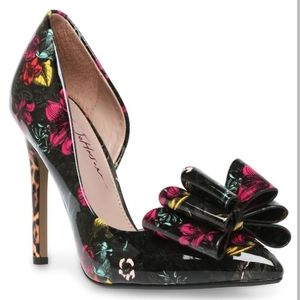 Betsey Johnson Prince Floral Heels